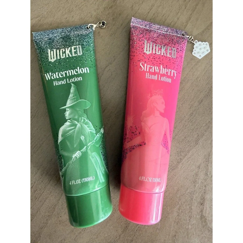 Movie Wicked Strawberry & Watermelon Scented Hand Cream Witch Gilda & Elphaba